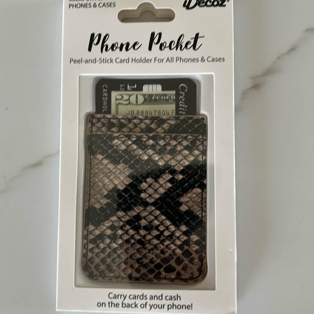 NWT phone pocket